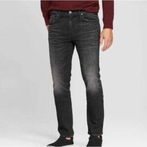 Goodfellow & Co Total Flex Slim Jeans in Washed Black Size 38x30